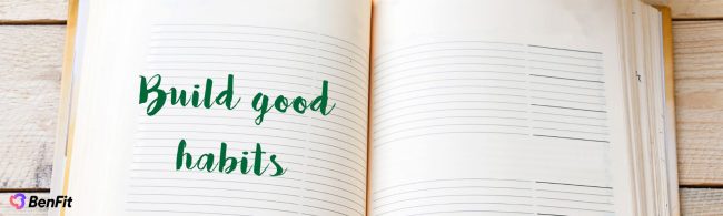 Sunrise routine concept with glass of water, alarm clock, and morning calm