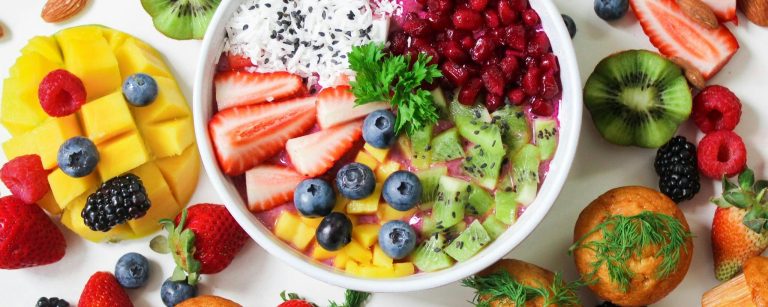 Gesundes Essen mit Nährwertanalyse für Ernährungs-Tool